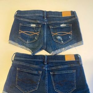 Abercrombie & Fitch Low Rise Shorts Bundle Size 4- 27